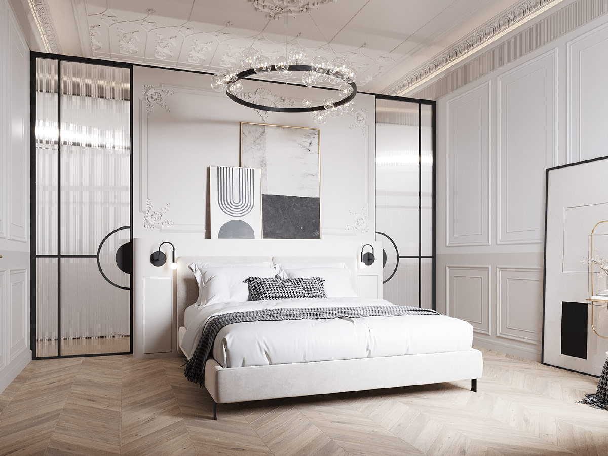 背景墻裝飾中的彩繪